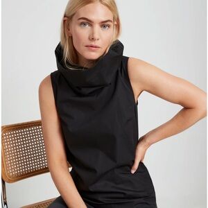 Elegant Black Sleeveless Blouse